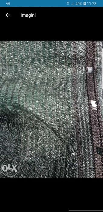 Plasa Verde Pentru Mascarea Gardurilor 1,5x25m si 1.5x50m, 90%Umbrire;