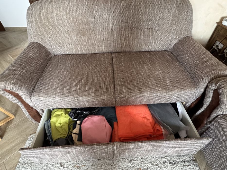 Vnad canapea doua locuri cu lada depozitare