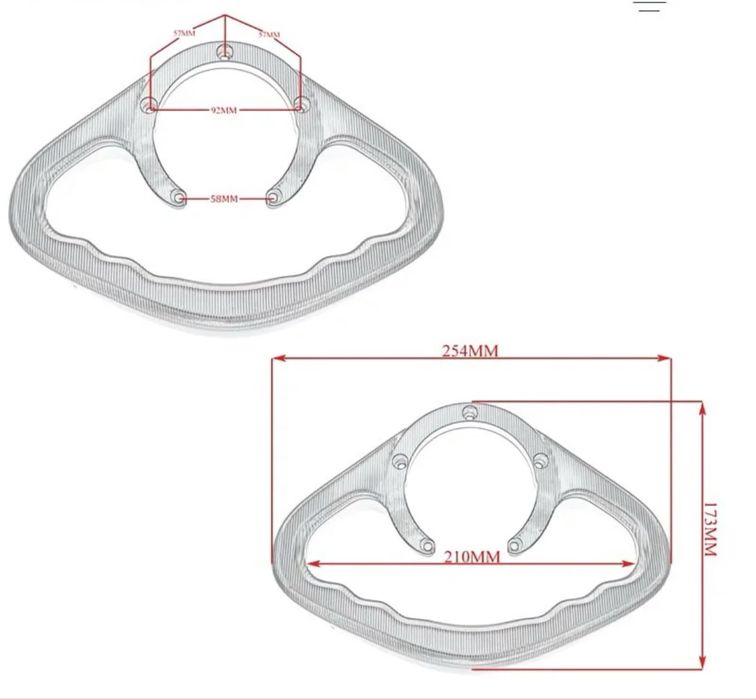 Держатель для пассажира (мото)