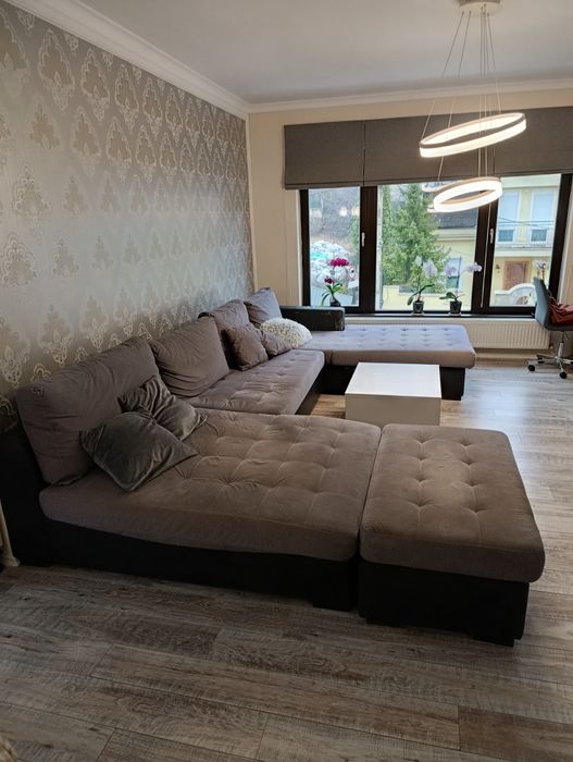 П образен диван с две ракли под лежанките и разпъващ механизъм