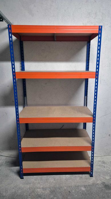 Продавам метален стелаж с 5 рафта AR Shelving Rivet Stabil