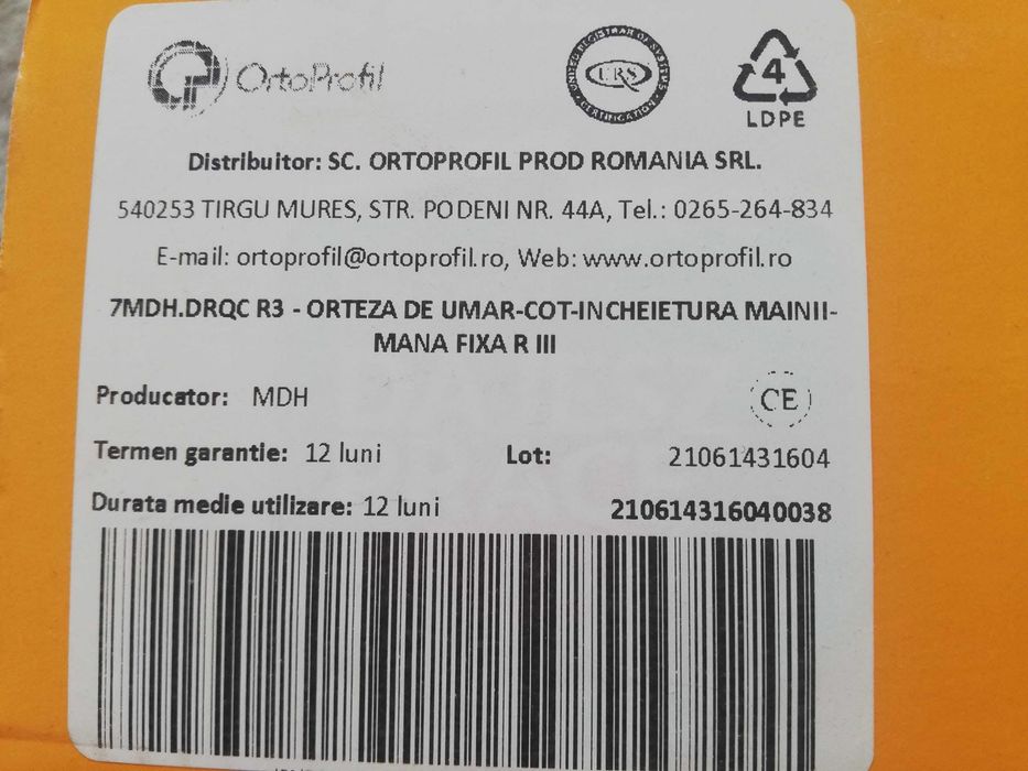 Orteza umar brat antebrat