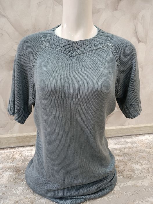 Вязаное платье из хлопка