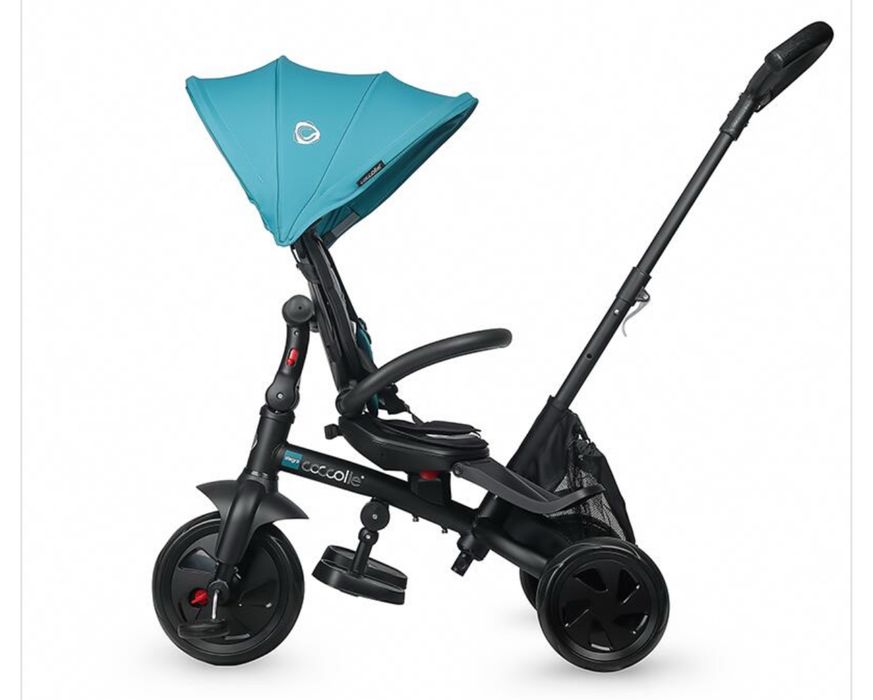 Tricicleta multifunctionala Coccolle Alegra Turquoise tide