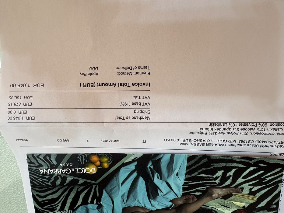 Adidasi Dolce Gabbana autentici nr 42