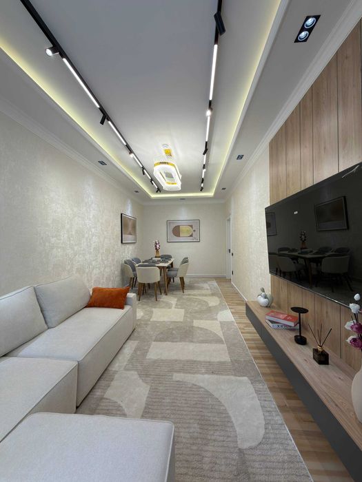 3-ком квартира 100 кв.м. ЖК BM Group, ЕВРО РЕМОНТ, РОВД Шайхантахур.
