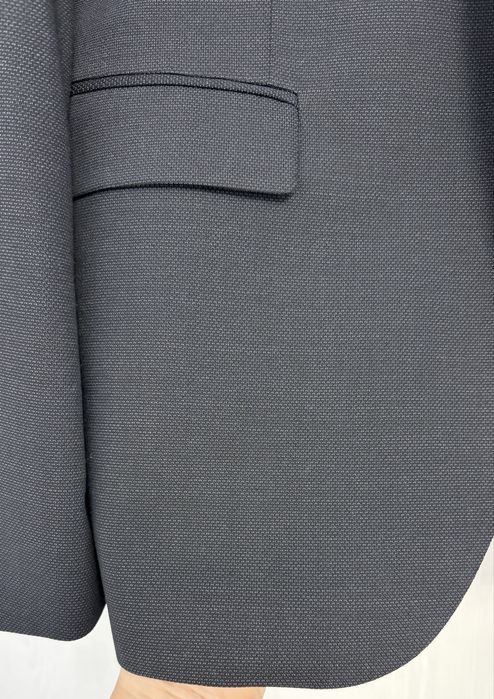 Sacou HUGO, gri deschis, extra slim-fit din lâna virgina