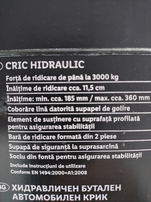 Cric hidraulic auto
