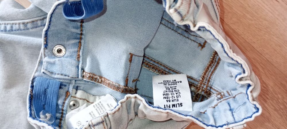 Шушляково яке на ZARA + маркови дънки за момиче или момче ръст 98 см