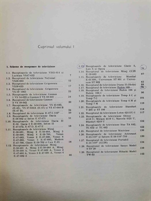 Scheme de televizoare Magnetofoane Picupuri (vol I +vol II)