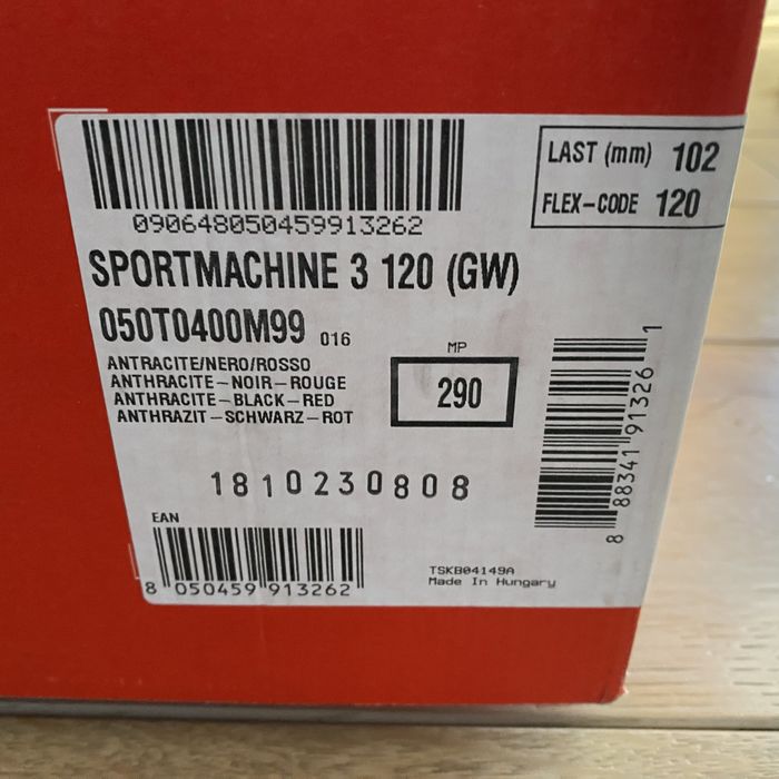 Clapari ski Nordica Sportmachine 120 marimea 29 NOU