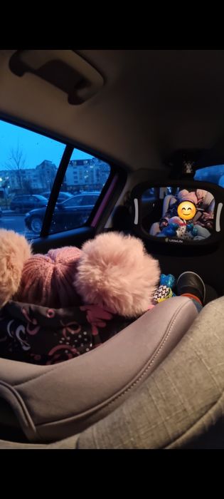 Oglinda auto bebe limina si acționare de pe telecomanda
