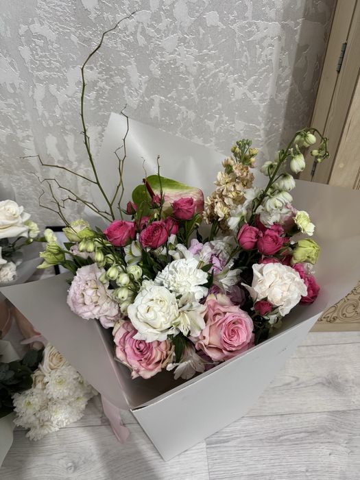 Цветы в коробке