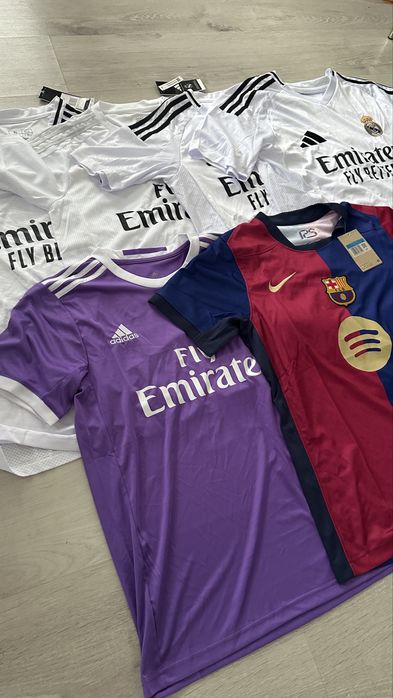 Tricouri Real Madrid + FC Barcelona