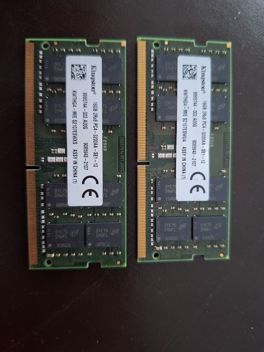 Ram ddr4 laptop 32 gb , 2 x 16 gb