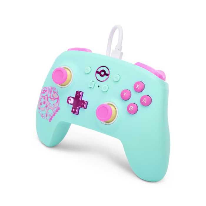 Контролер PowerA - Enhanced,жичен, Nintendo Switch Pokemon,Sonic,Zelda