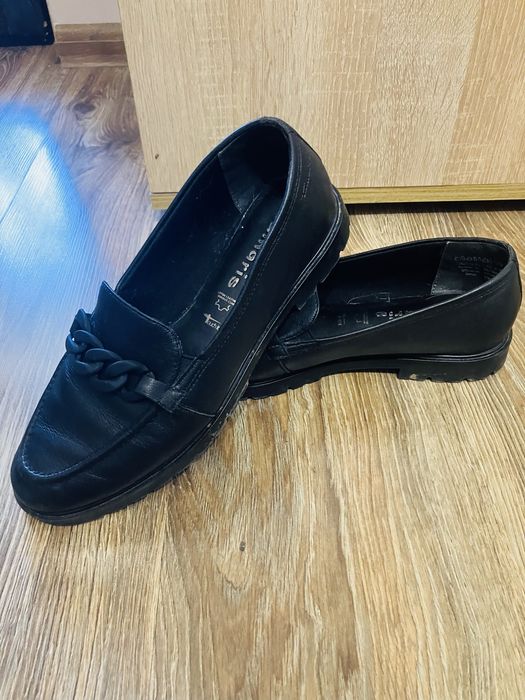 Мокасини Tamaris естествена кожа