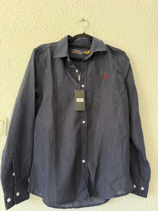 Camasa Ralph Lauren albastra marimea M