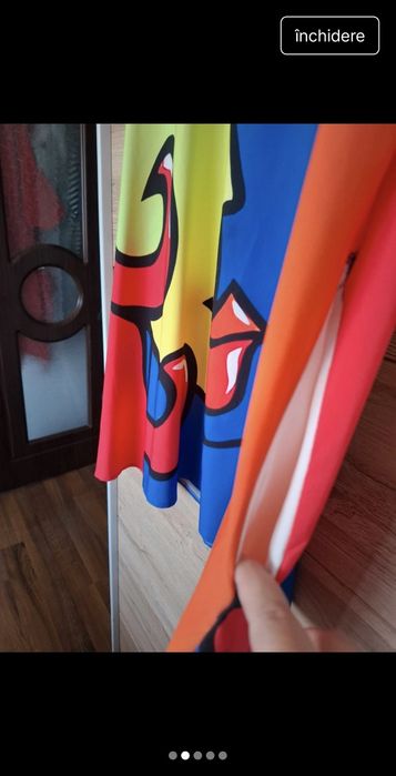 Rochie colorată de vară