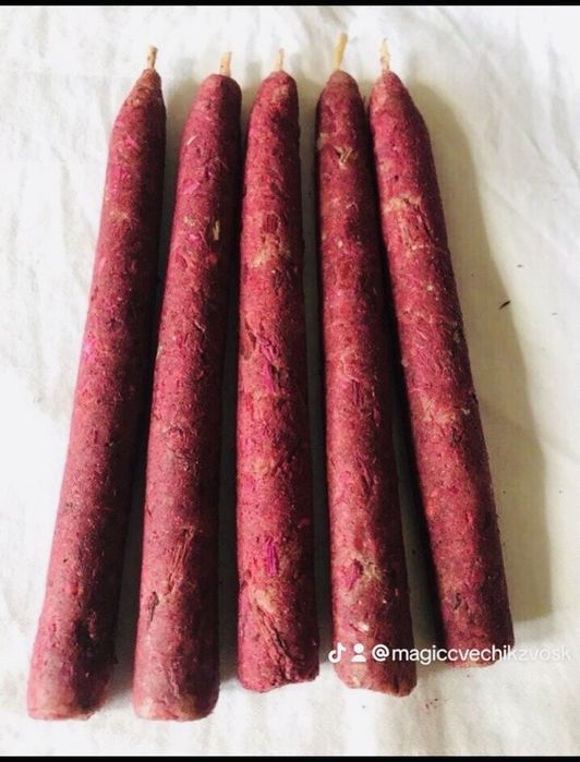 Восковые свечи , катаные