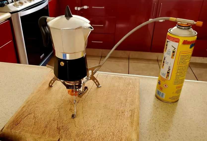 mini arzator  pe butelie gaz