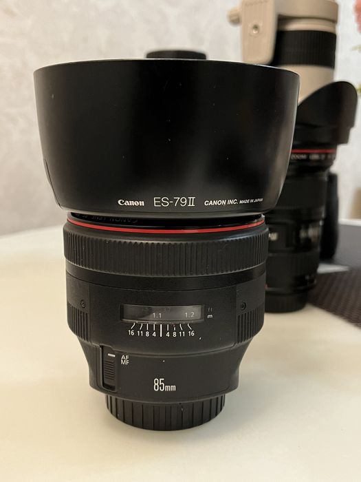 Canon объектив 85  1.2 ii