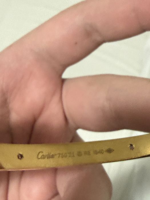 Brtara Cartier gold  cu diamante