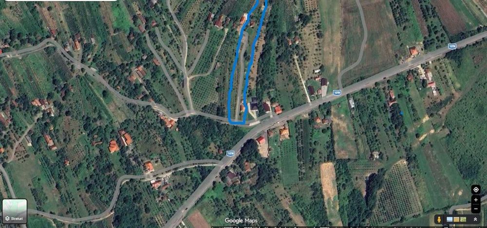 Teren Orasu Nou Vii ,Intravilan 38 Ari , Casa + Livada pomi fructiferi