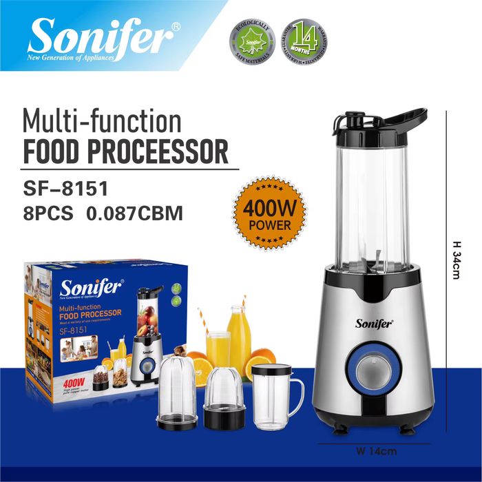 Многофункциональный блендер, кофемолка Sonifer SF-8151