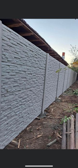Gard placi beton
