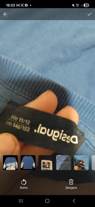 Bluza desigual model de schi