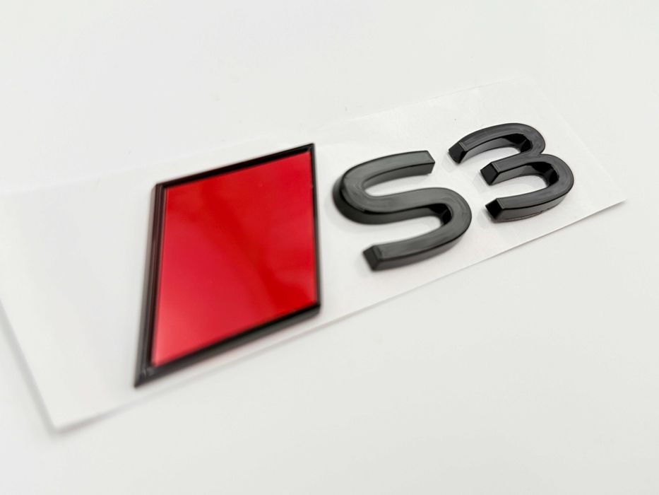 Emblema AUDI S3 spate negru NOU