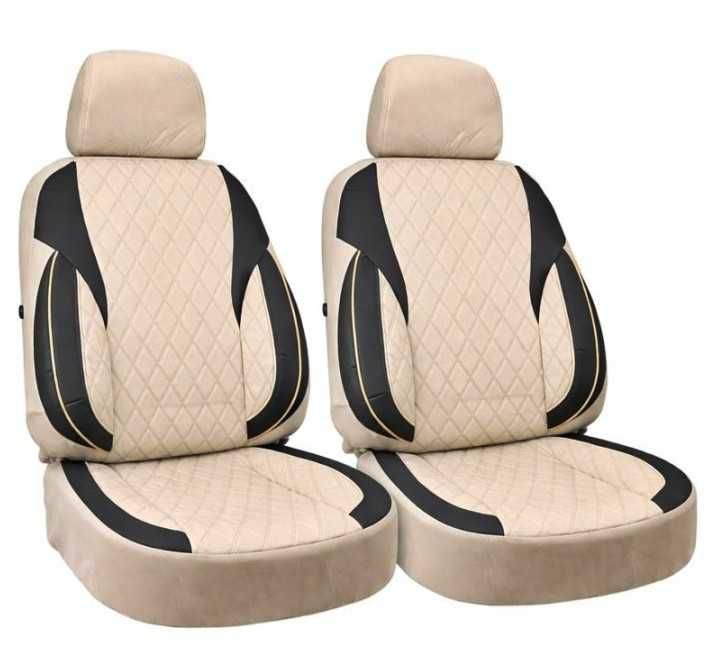 Huse auto universale  , SUV ,Limuzine bej cu negru