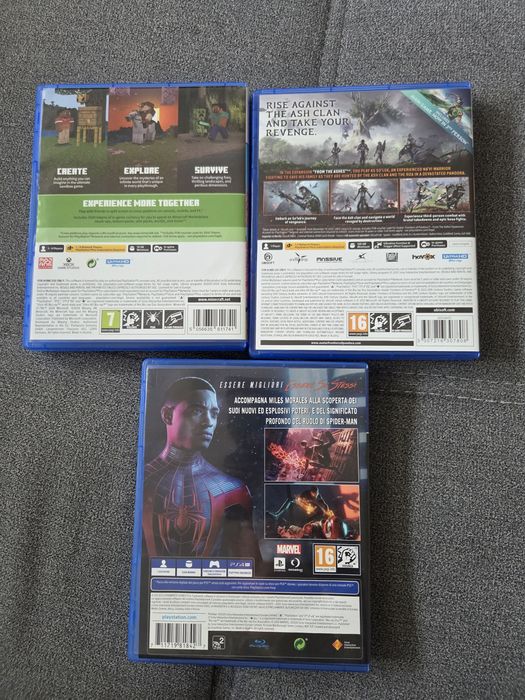 Vand 3 jocuri Spider-Man,Avatar,Minecraft