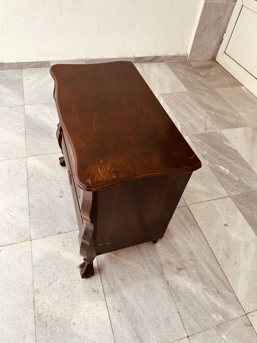 Винтидж шведски скрин с 3 чекмеджета | 1930–1950 г.