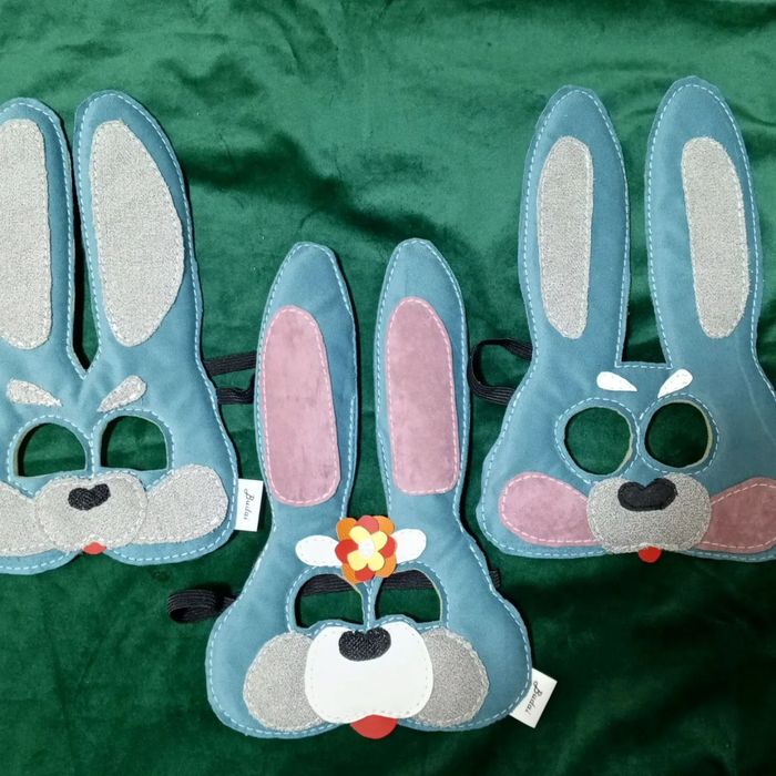 Маска детская, карнавальная, Енот, Заяц, лиса, волк и пр.