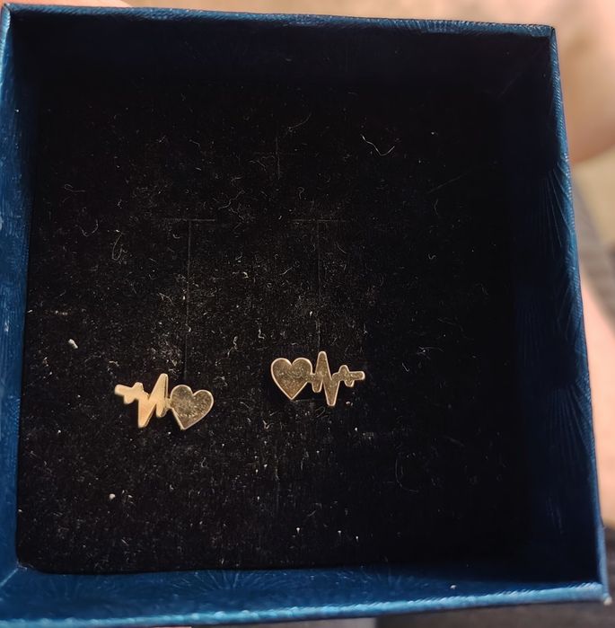 Vând cercei aur  și colier 14 k 585