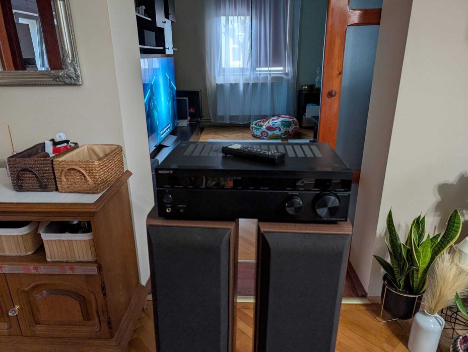 Sistem Home Cinema 5.1 Sony – Receiver 4K HDMI + Boxe Coloană + Boxe Surround + Subwoofer Activ