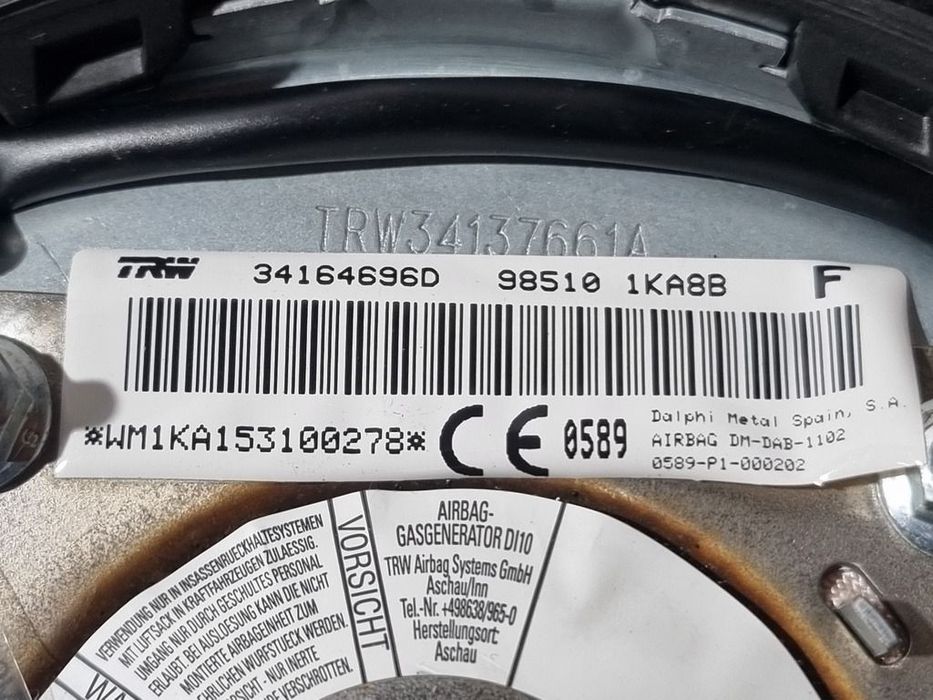 Airbag volan Nissan Juke Facelift 2014 - 2018 (1504) 985101KA8BF