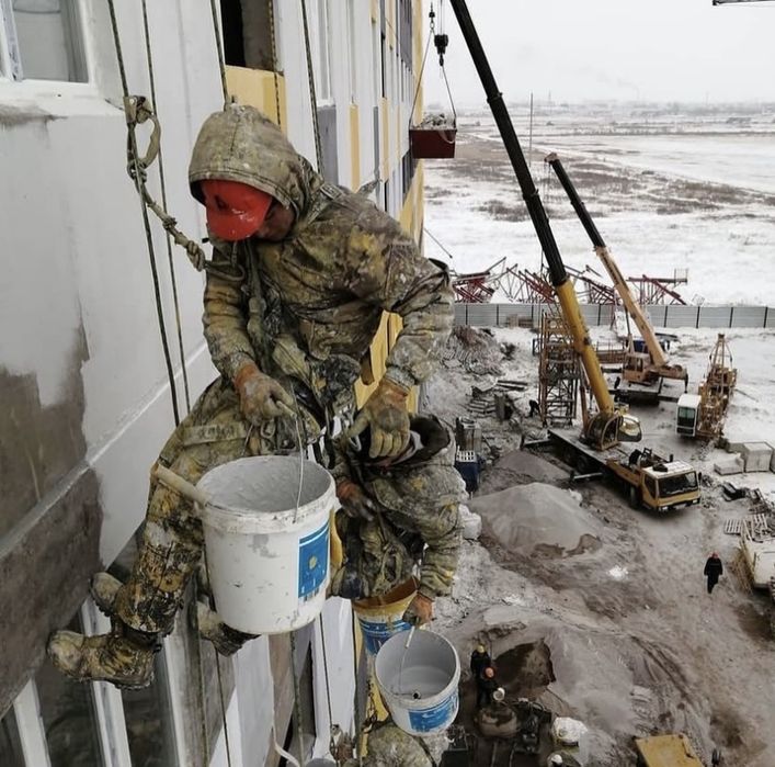 Мойка фасадов и окон