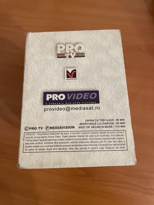 Vacanța Mare 3/1. Trei casete video.Vhs