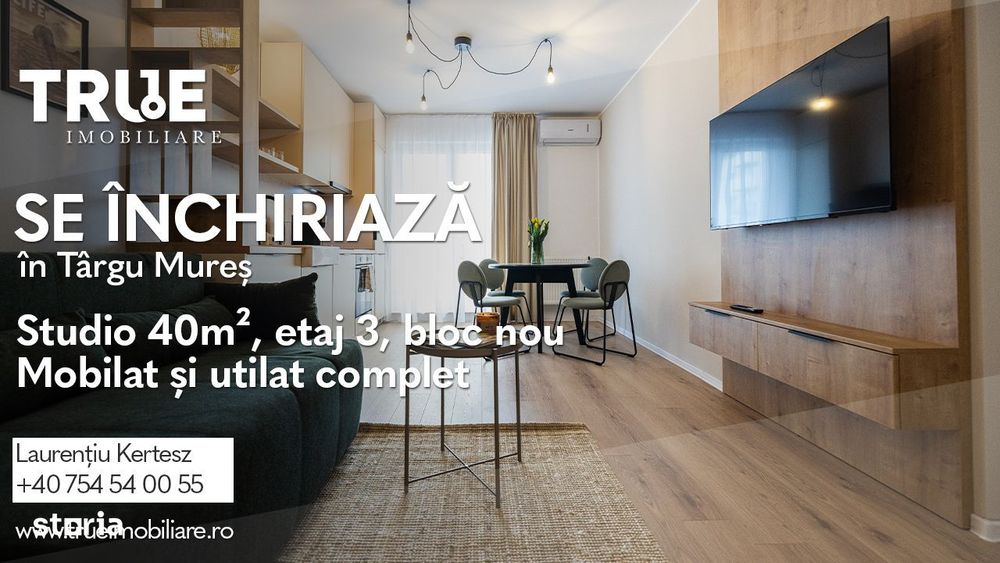 Ap. 2 camere de închiriat, bloc nou, Maurer Residence!