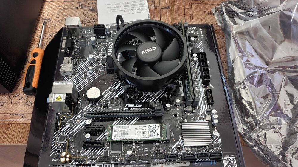 kit complet ryzen 4500 16gb ssd placa video rx