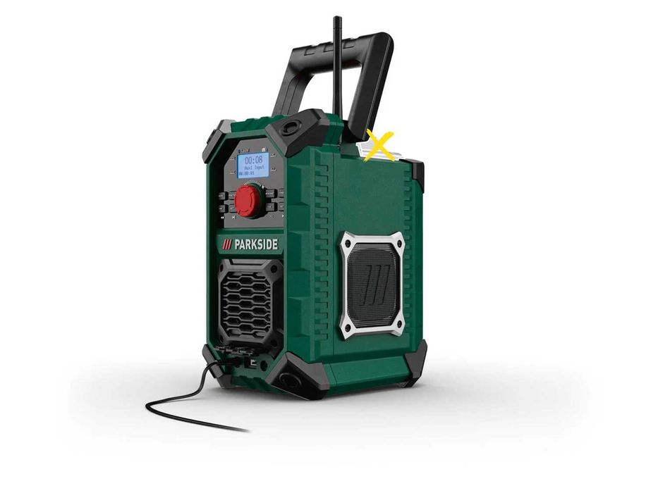 Ново Акумулаторно Радио Parkside 20V/12V Bluetooth USB