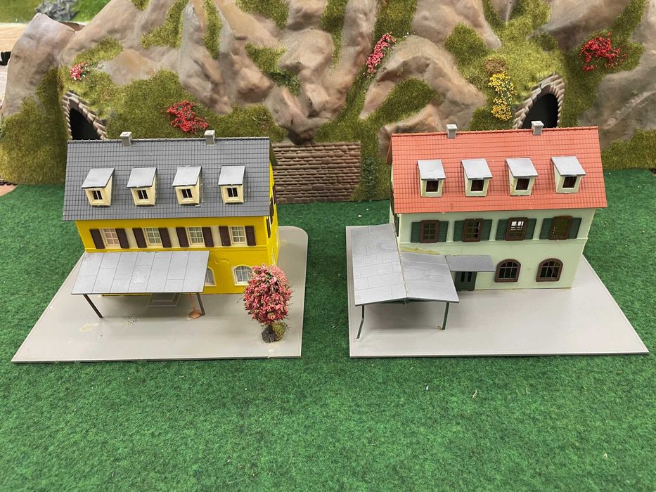 Сгради, гари, къщи за макет на влак диорама H0 1:87 ЖП моделизъм