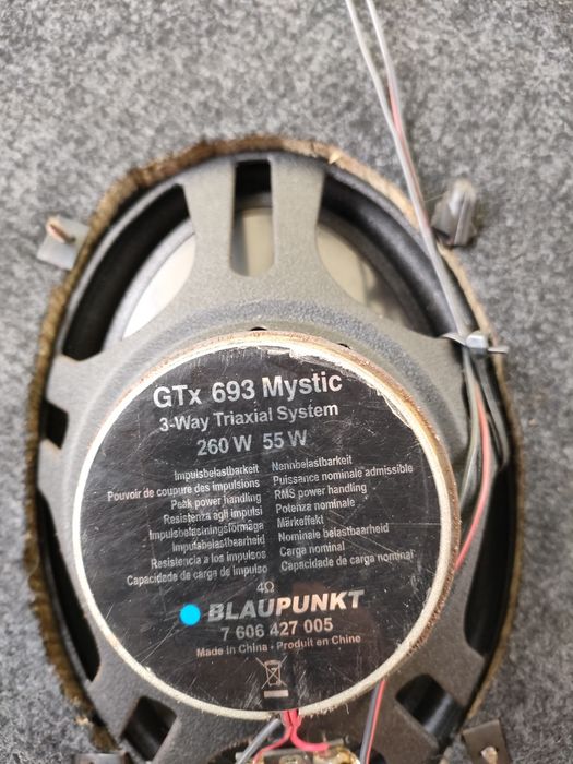 Poliță Portbagaj Vw Polo 6N Sau 6N2 Cu Boxe Blaupunkt Gtx 693 Mystic