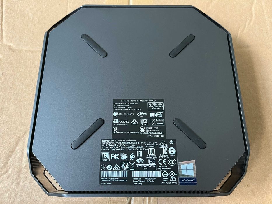 HP Z2 Mini G4 Workstation*i7 8700*Quadro P1000*512GB NVMe SSD*16GB DDR4*Wi-Fi build in