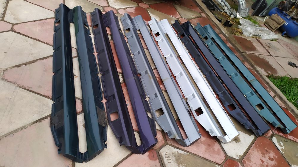 Пластиковые пороги на БМВ е34