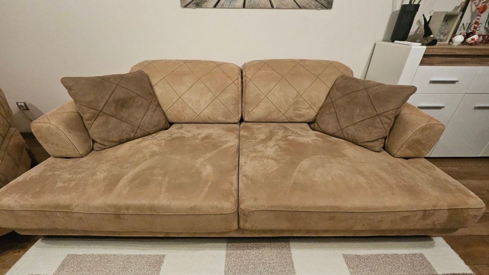 Разтегателен диван с фотьойл