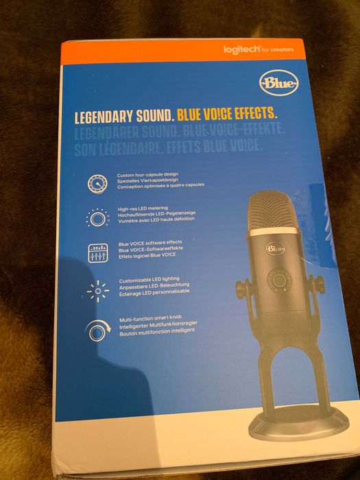 Logitech / Blue Microphones Yeti X Pro -  чисто нов, с гаранция
